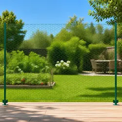 Specifications of Green Wire Mesh Fence Panel 25x2m Steel Posts