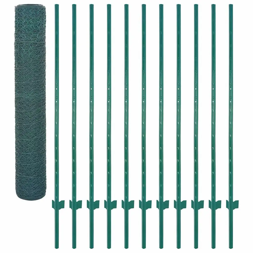 Wire Mesh Fence Panel Garden Backyard 25 x 1.5m