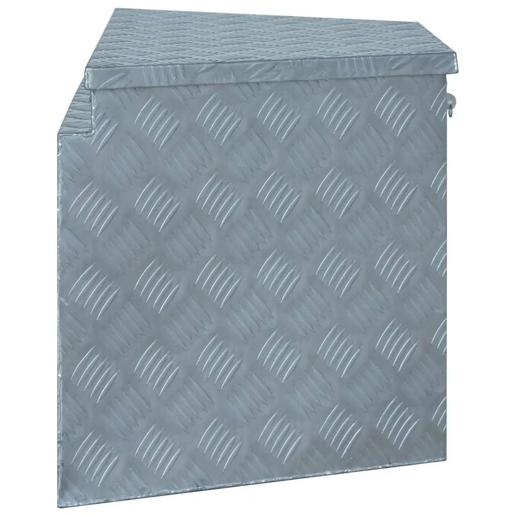 Aluminium Storage Box for Tools 737x410x460 mm Silver Compact Portable