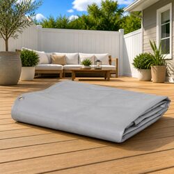5x6 m Grey Heavy-Duty Tarpaulin Specifications