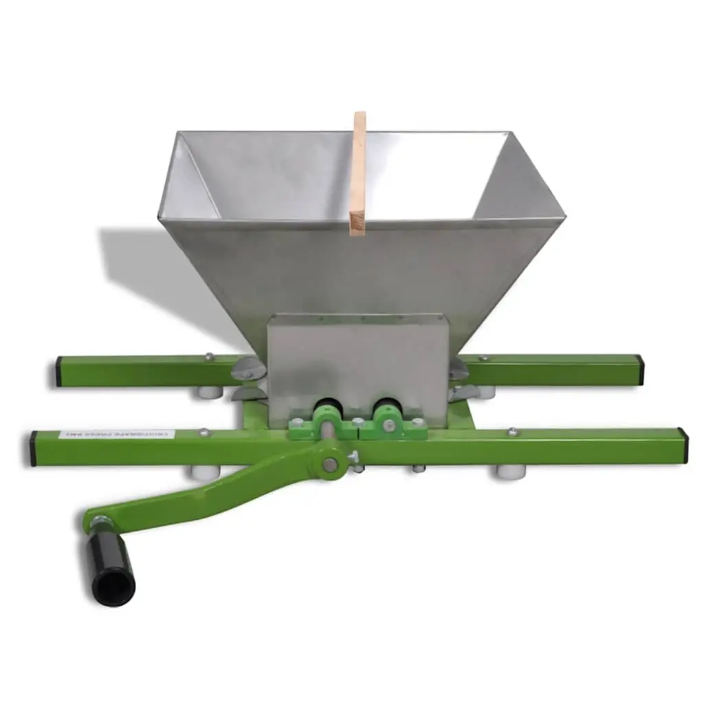 Fruit Crusher for Winemaking 7L Black Manual Hand Crank
