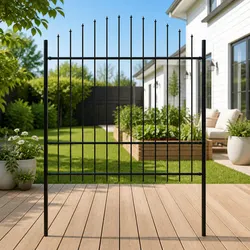 Garden Fence Panel Dimensions: 170x175cm, Steel Construction