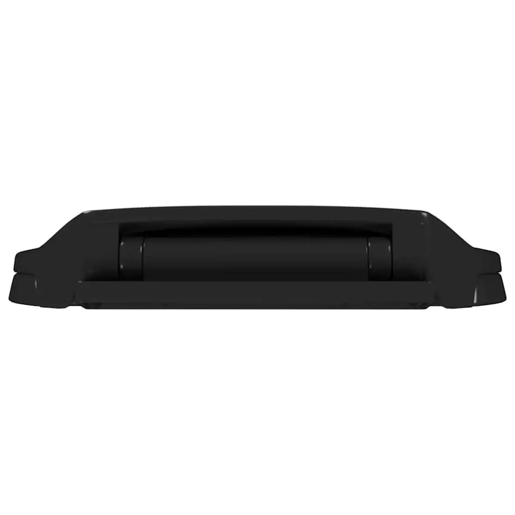Toilet Seat Standard Bowl Black Soft Close Quick Release Bathroom Fixture