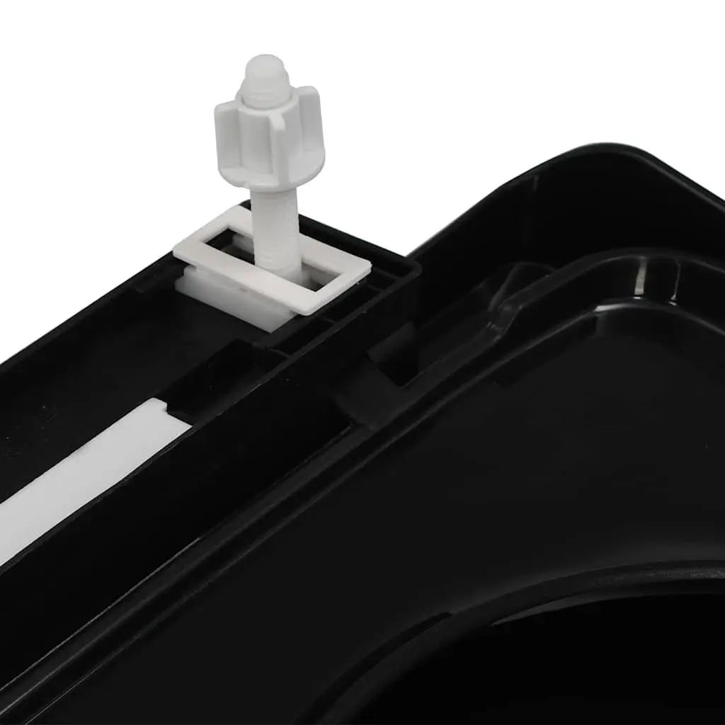 Soft-close Toilet Seat for Bathroom Standard Size Black