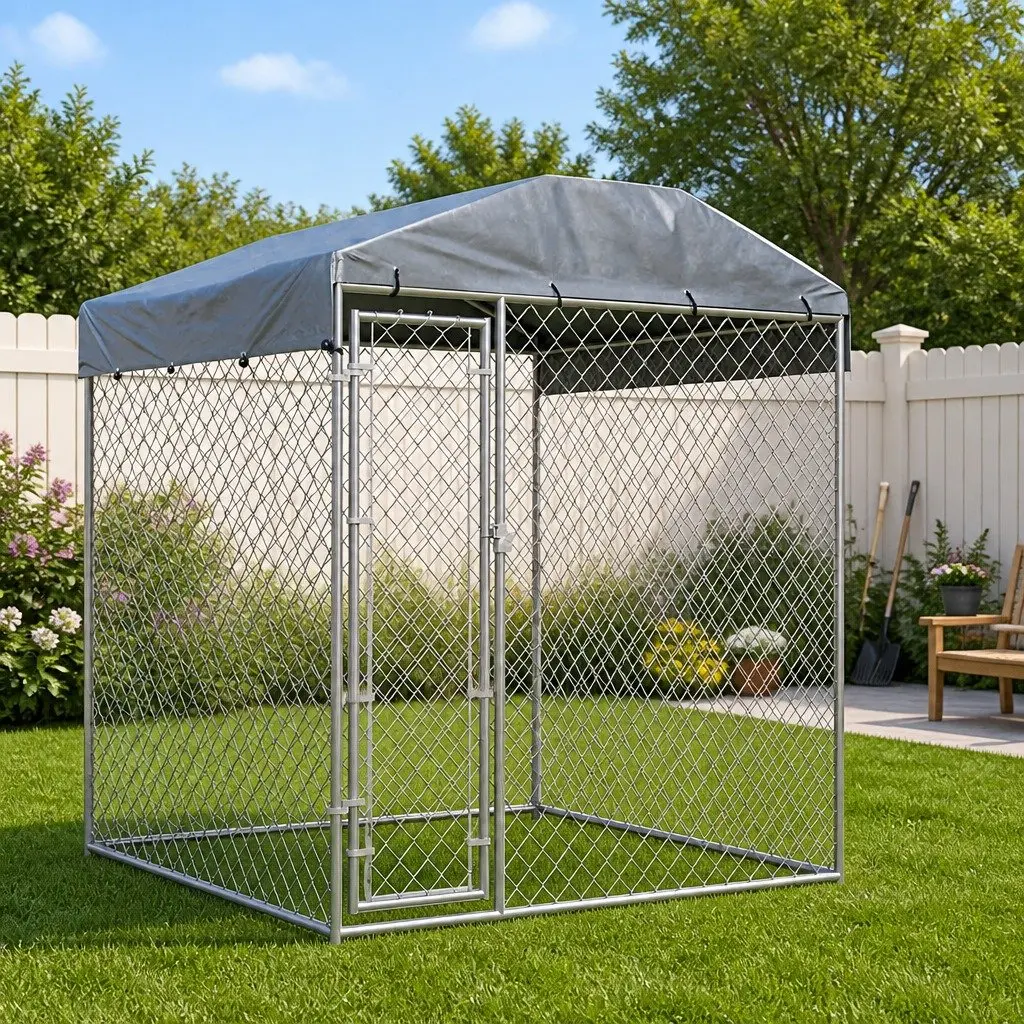 Dog Kennel Outdoor Use 193x193x225cm