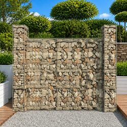 Gabion Baskets Specifications: 3pcs 25x25x197cm Steel