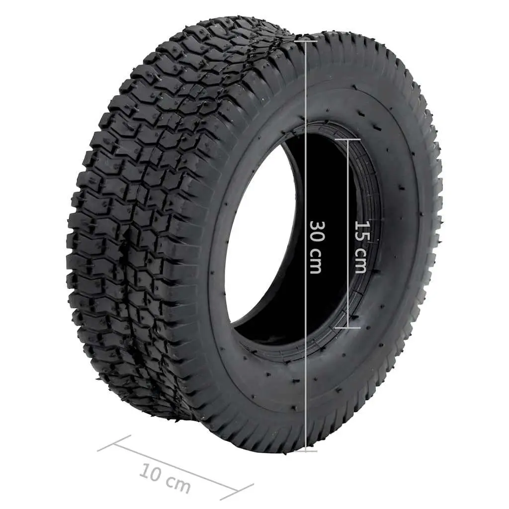 2pcs Wheelbarrow Tyres 13x5.00-6 4PR