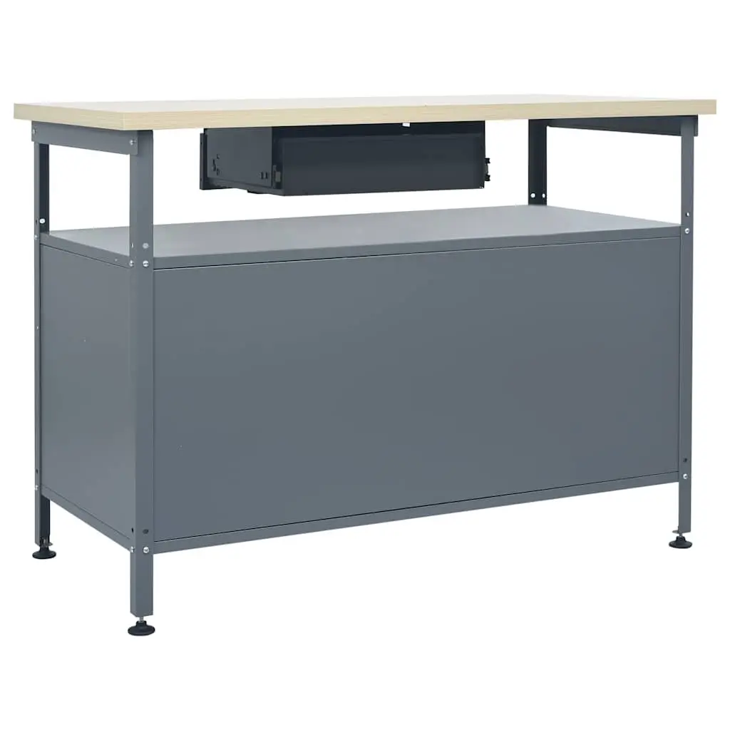 Workbench for Workshop and Garage 120x60x85cm Black
