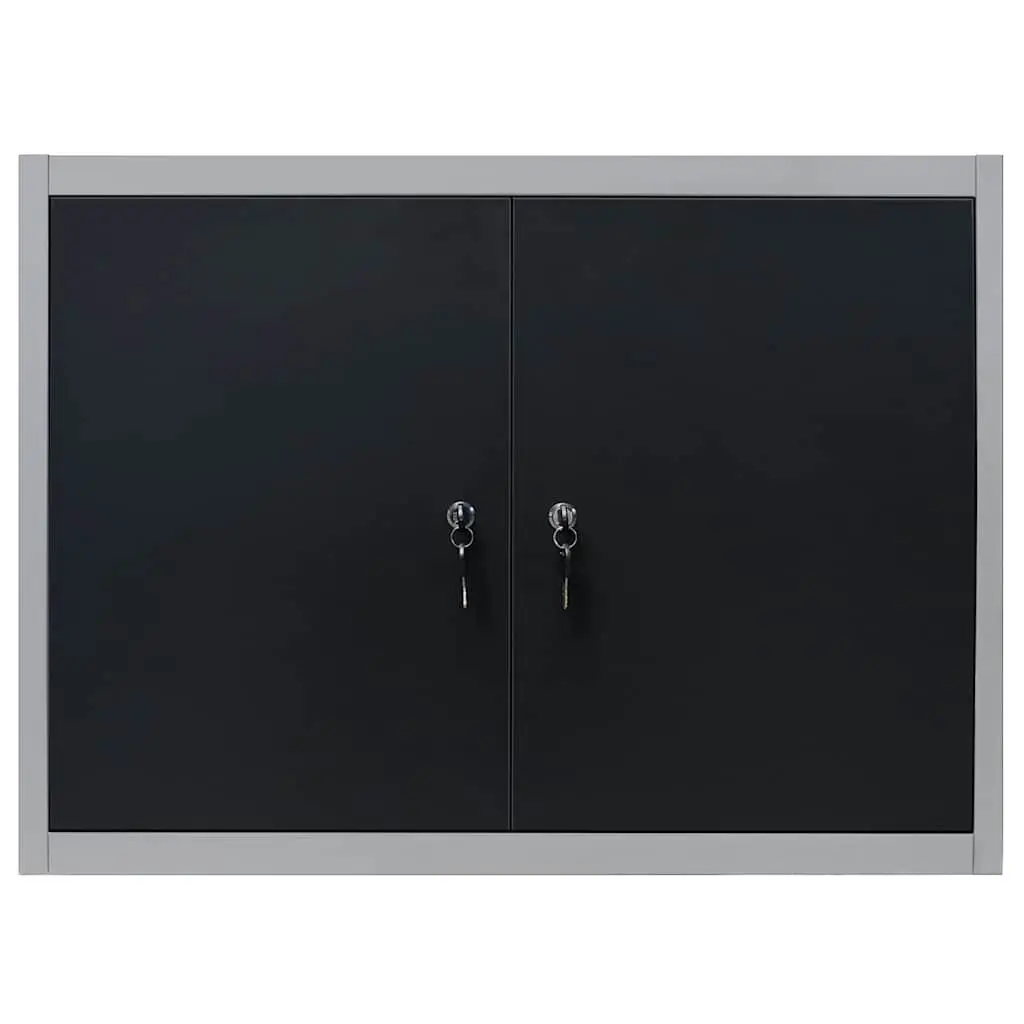 Wall Mounted Tool Cabinet with Lockable Doors