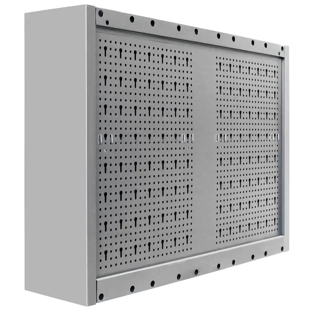 Wall Mounted Tool Cabinet with Lockable Doors