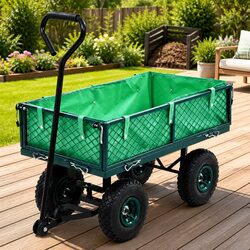 Garden Trolley Specifications: Steel Frame, 250 kg Capacity