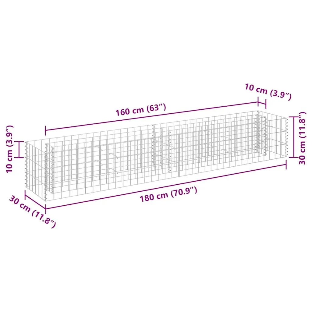 Gabion Raised Garden Bed