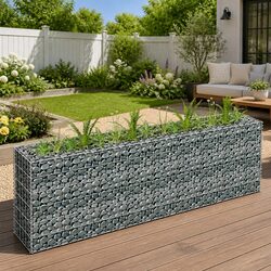 Gabion Raised Garden Bed Specifications: 180x30x60cm