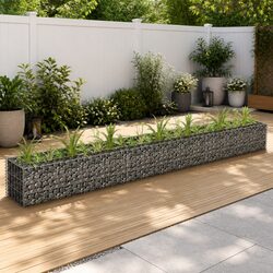 Gabion Raised Bed Specifications: 270x30x30cm Steel Planter