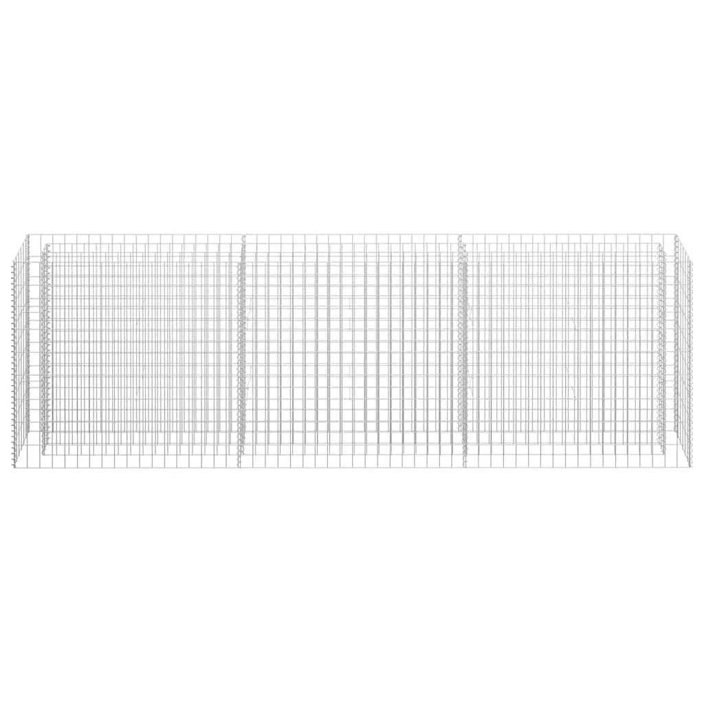 Gabion Raised Bed Garden Planter 270x30x90cm