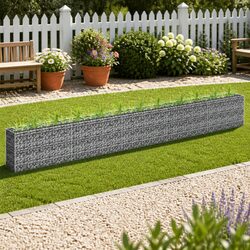Gabion Raised Bed Specifications: 450x30x60cm Galvanised Steel