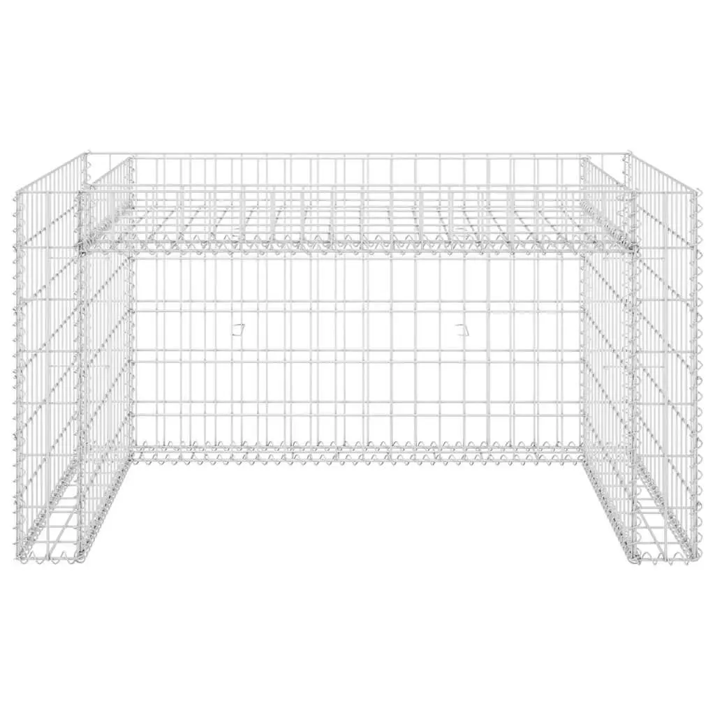 Lawn Mower Garage Raised Bed Steel Wire Storage Box 110x80x60cm Garden
