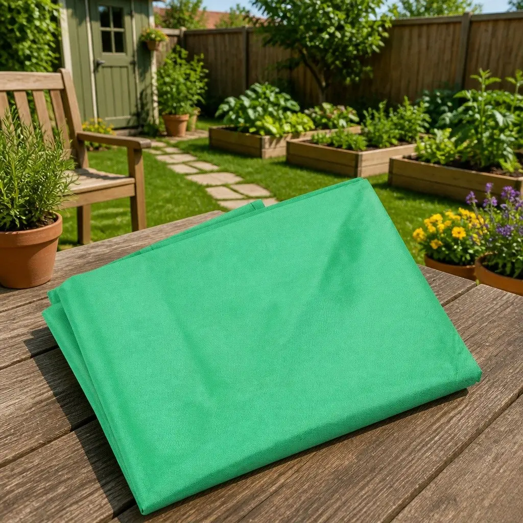 Garden Cart Liner Heavy Duty Weather Resistant Fabric Green Utility Wagon