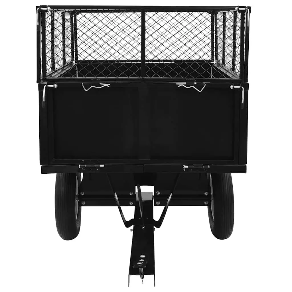 Tipping Trailer for Lawn Mower Garden Use 300kg Load Capacity