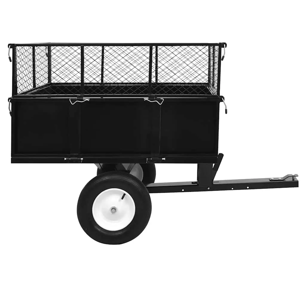 Tipping Trailer for Lawn Mower Garden Use 300kg Load Capacity