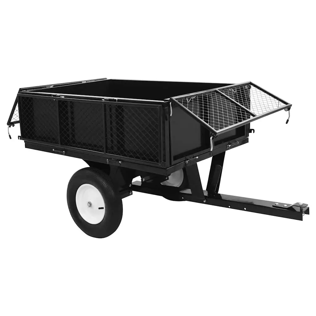 Tipping Trailer for Lawn Mower Garden Use 300kg Load Capacity