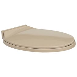 Specifications of Beige Oval Toilet Seat for Standard Bowls