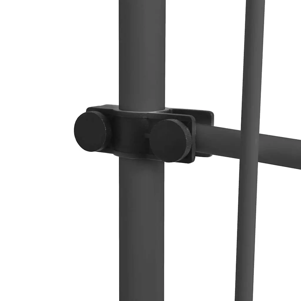 300cm Manual Retractable Awning with Steel Frame and LED