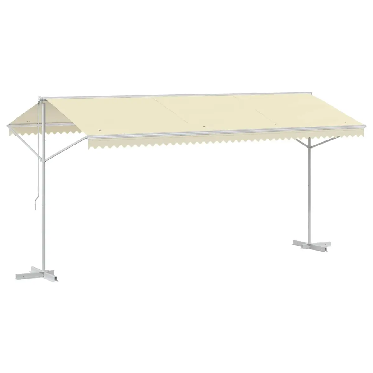Free Standing Awning Garden Patio Outdoor 500x300 cm Cream