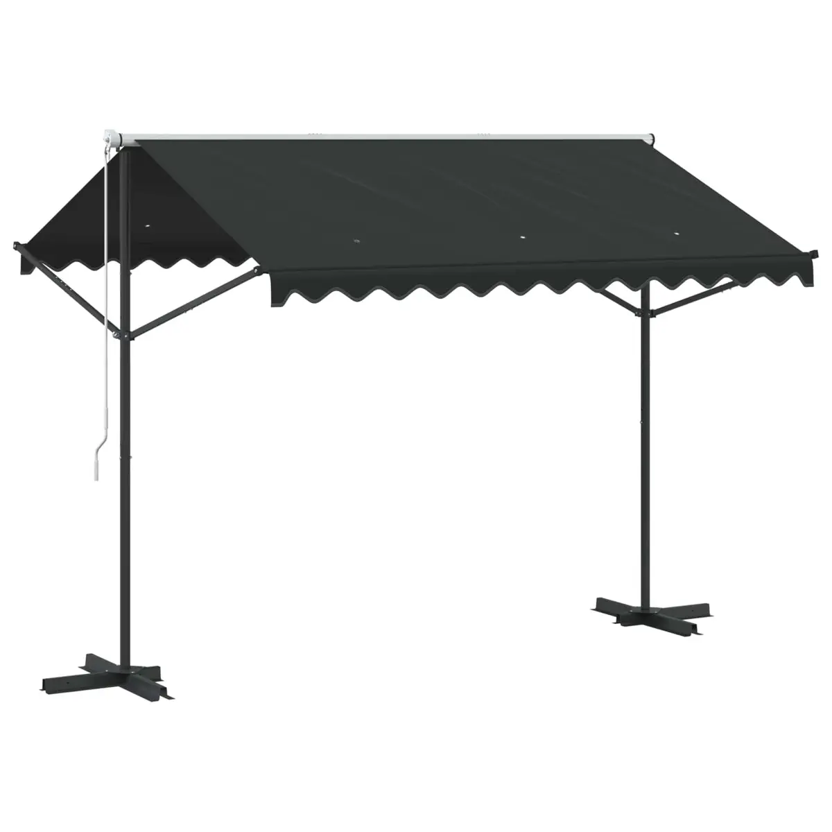 Free Standing Awning 300x300 cm Anthracite Outdoor Garden Patio Sunshade