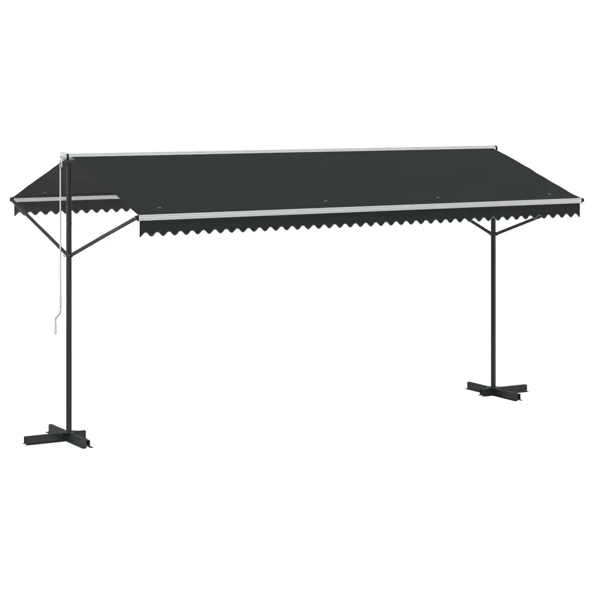Free Standing Awning 500x300 cm Outdoor Garden Patio Sunshade Canopy Anthracite