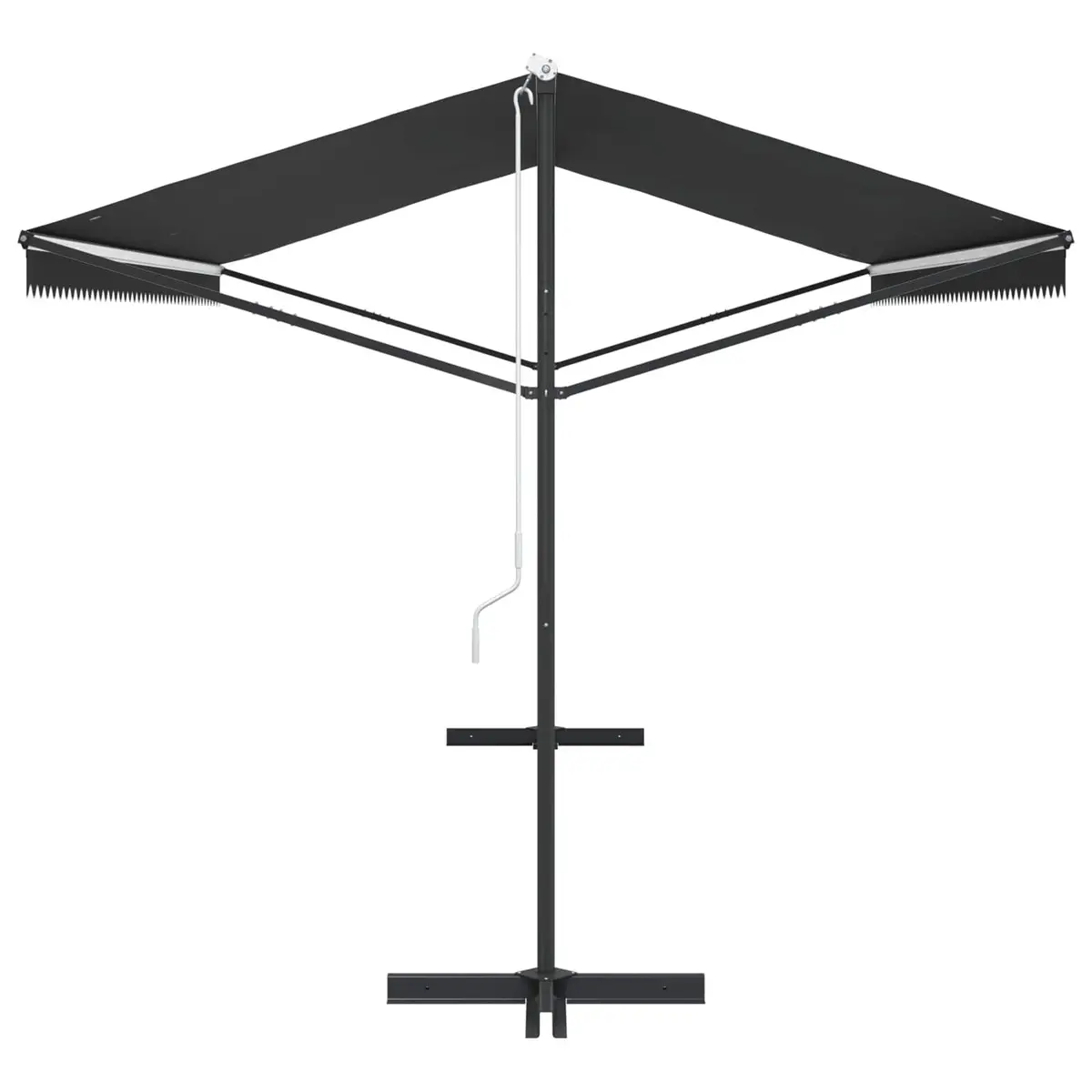 Free Standing Awning 500x300 cm Outdoor Garden Patio Sunshade Canopy Anthracite