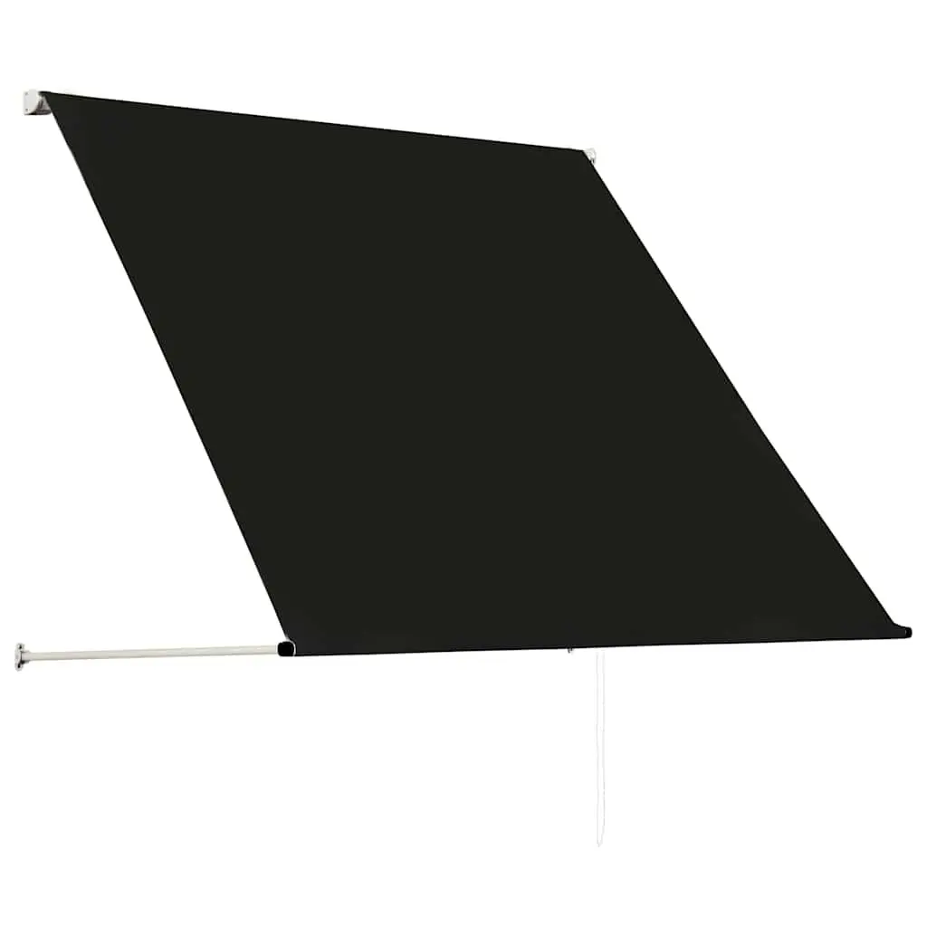 Retractable Awning 100x150 cm Anthracite Window Terrace Balcony Garden Canopy