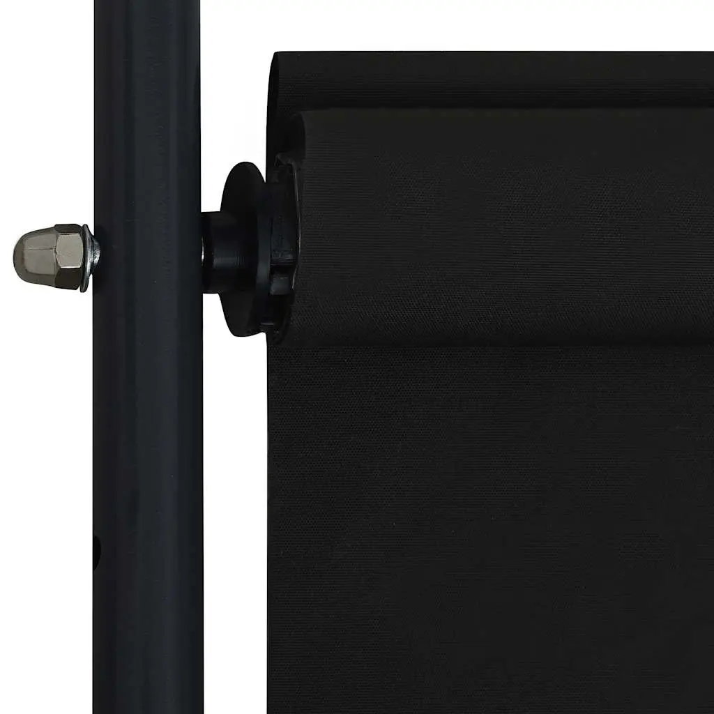 Outdoor Roller Blind 150x270cm Anthracite Hand Crank Patio Balcony Shade Privacy