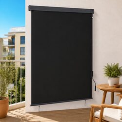 140x250cm Outdoor Roller Blind Specifications: Anthracite Shade