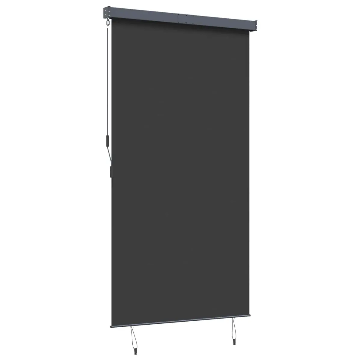 Outdoor Roller Blind Patio Garden Balcony 140x250cm Anthracite Shade Hand Crank