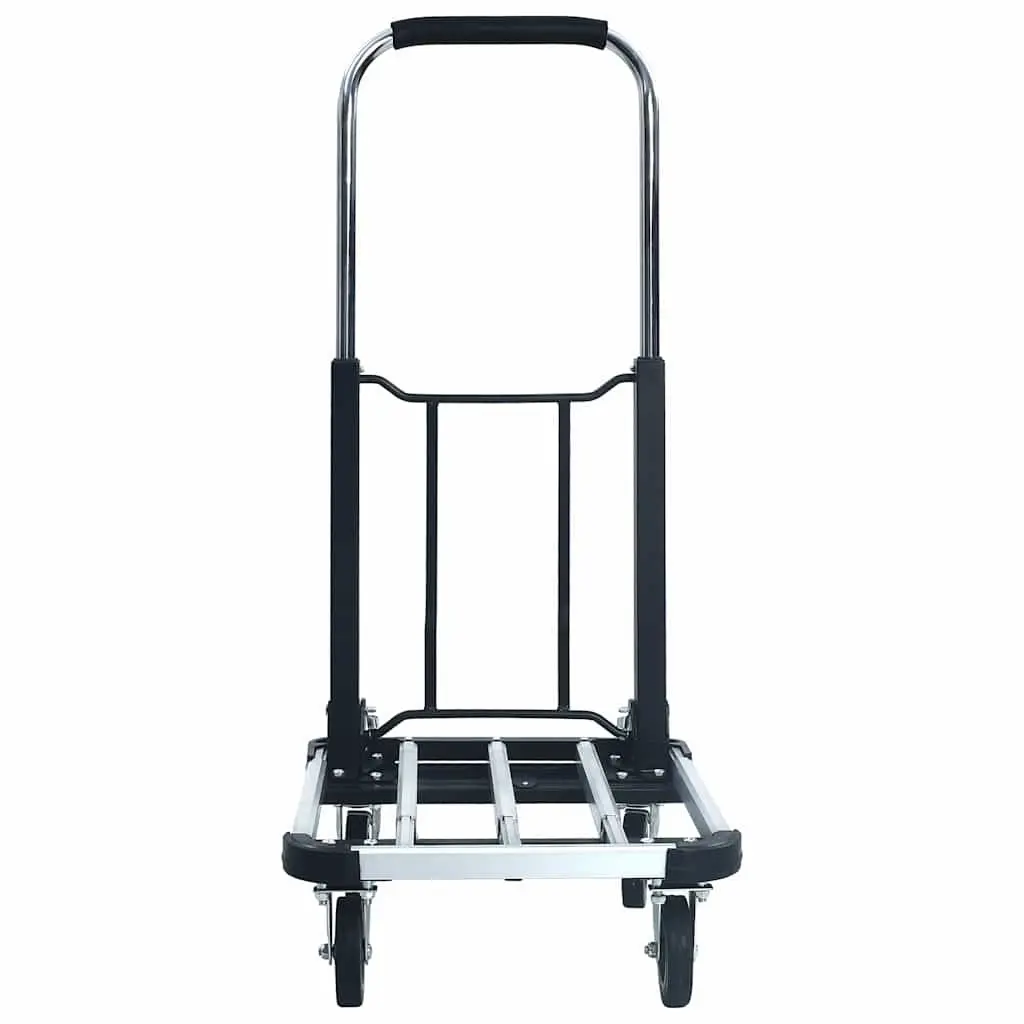 Foldable Hand Truck with 150kg Capacity and Adjustable Handle