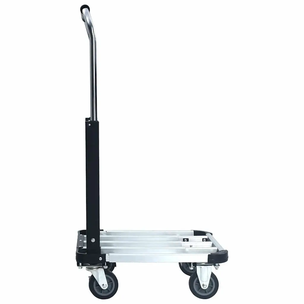 Foldable Hand Truck with 150kg Capacity and Adjustable Handle