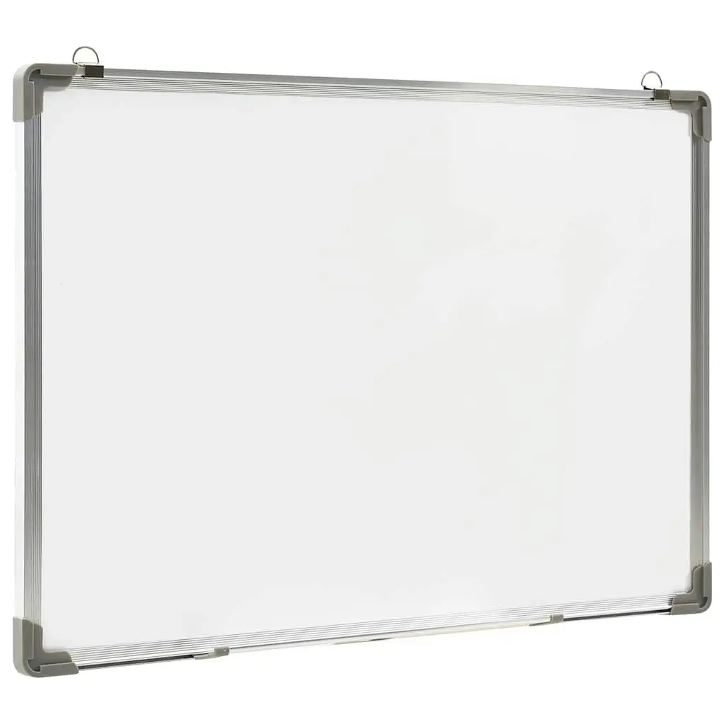 Magnetic Dry Erase Whiteboard Wall Mounted Office Home 70x50cm White Steel Board