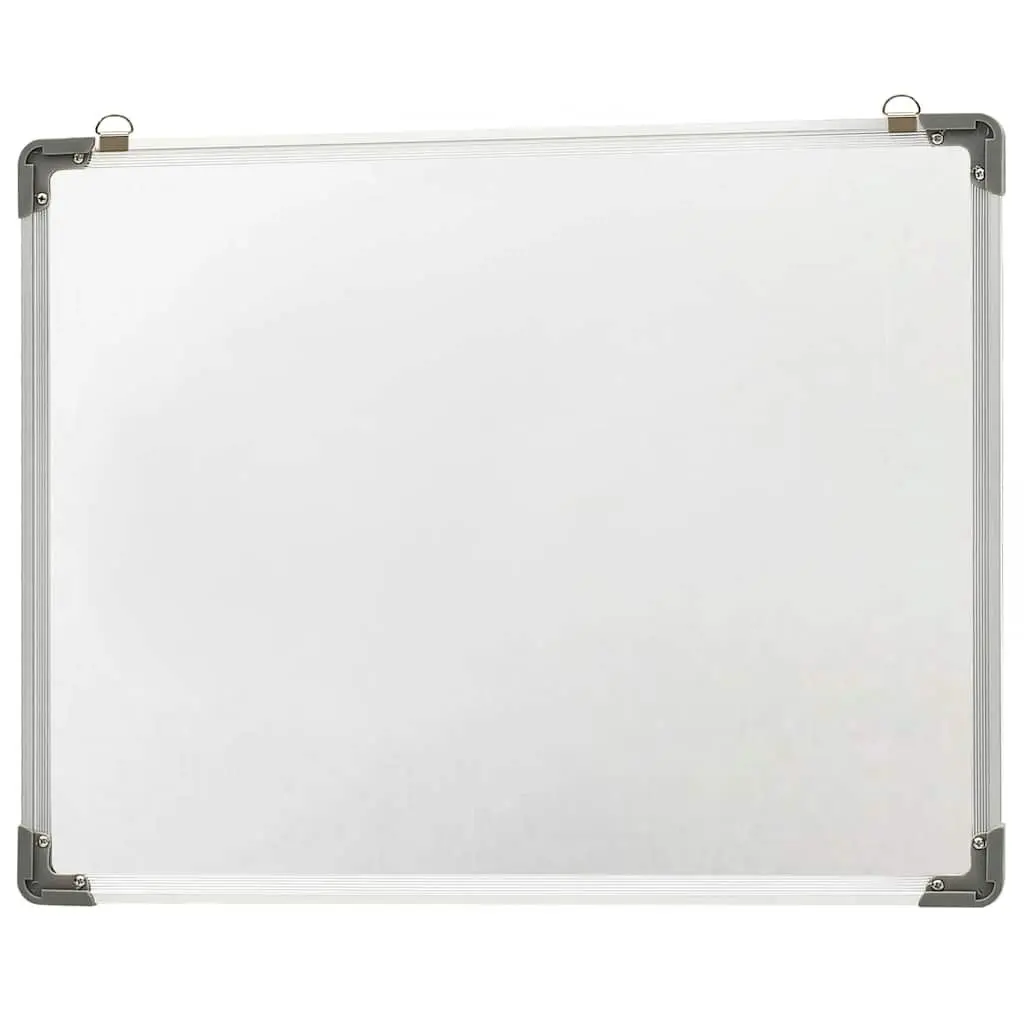Magnetic Dry Erase Whiteboard Wall Mounted Office Home 70x50cm White Steel Board