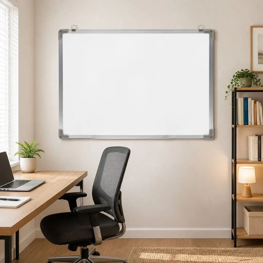 90x60cm Wall-Mounted Magnetic Whiteboard