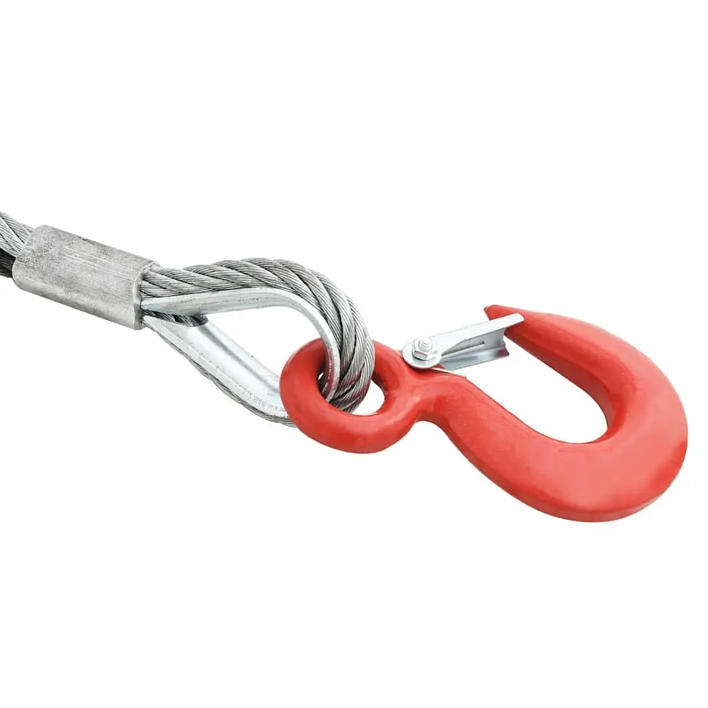 Wire Rope Cable Hoisting Binding 20 m 3200 kg Steel Galvanised