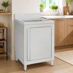 Specifications of Commercial Stainless Steel Sink Cabinet 60x60x96 cm