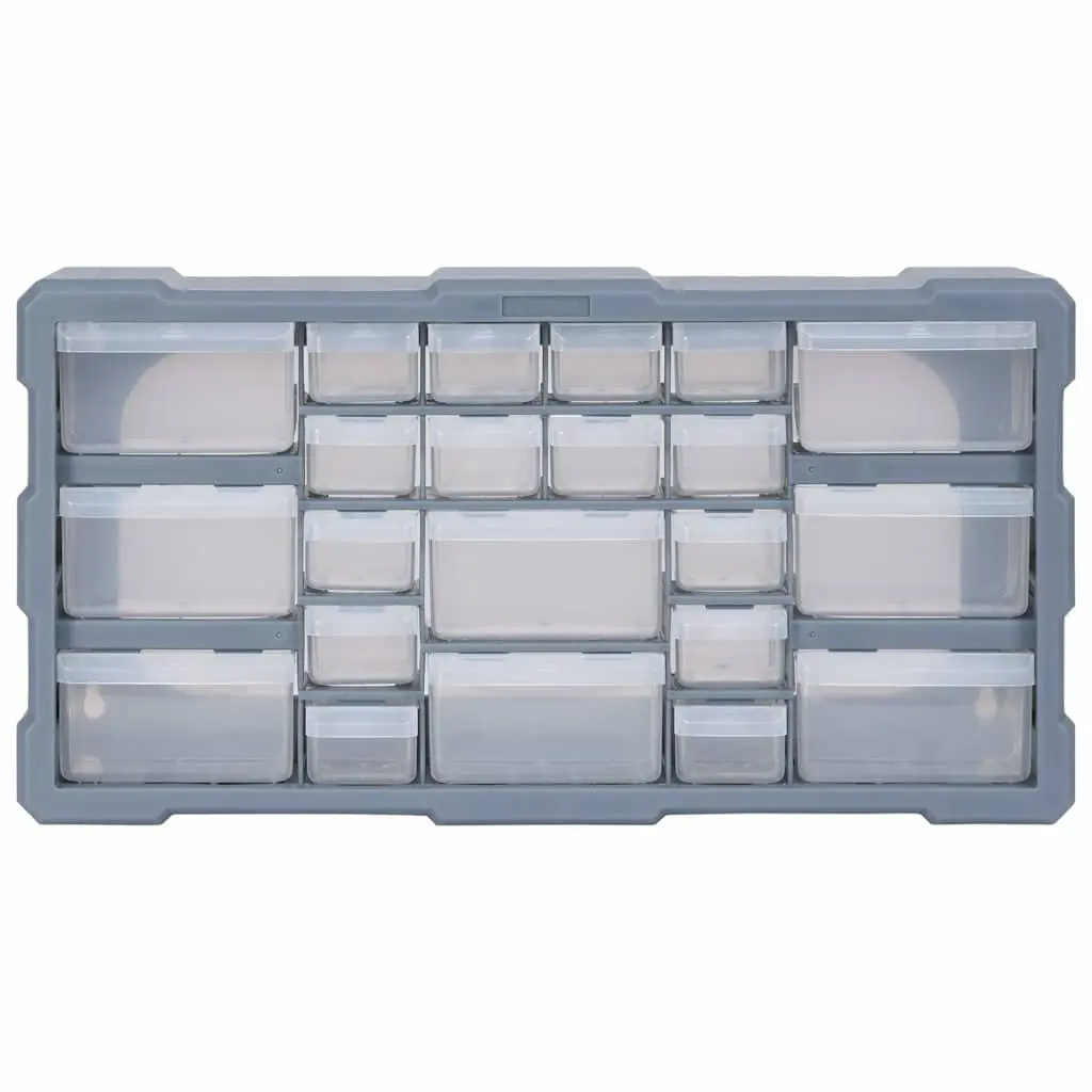 Multi-Drawer Tool Organiser 22 Drawers Storage Box Garage Workshop Hardware