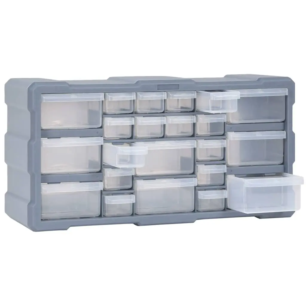 Multi-Drawer Tool Organiser 22 Drawers Storage Box Garage Workshop Hardware