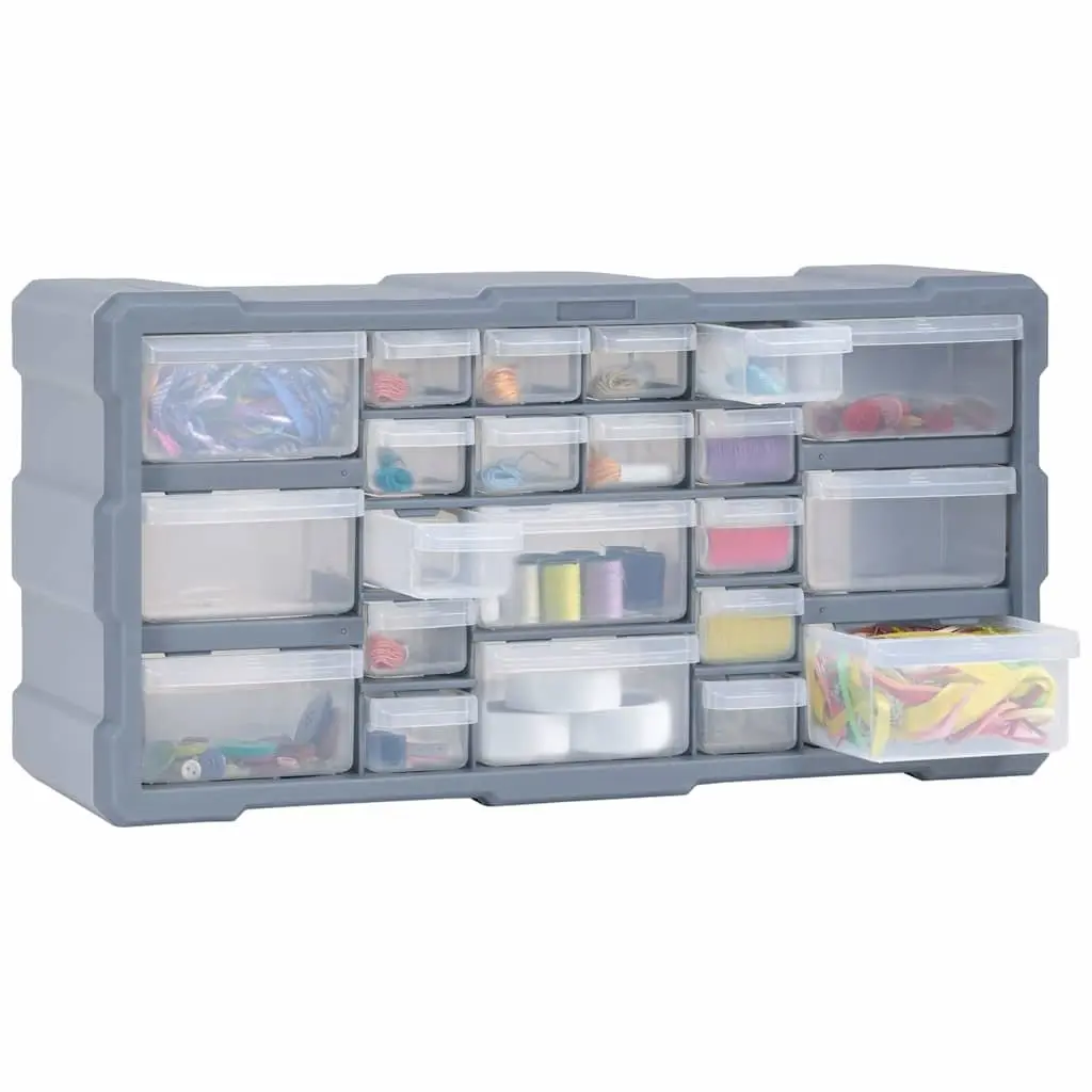 Multi-Drawer Tool Organiser 22 Drawers Storage Box Garage Workshop Hardware