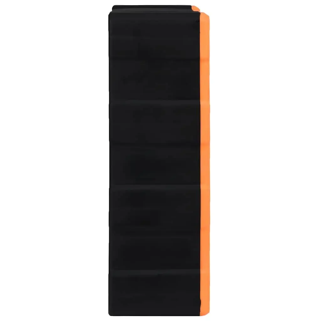 Multi-Drawer Organiser for Tools and Hardware 39 Drawers Orange