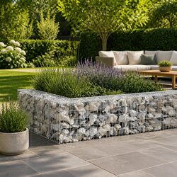 Gabion Wall Panel Specifications: 900x30x50cm Galvanised Steel