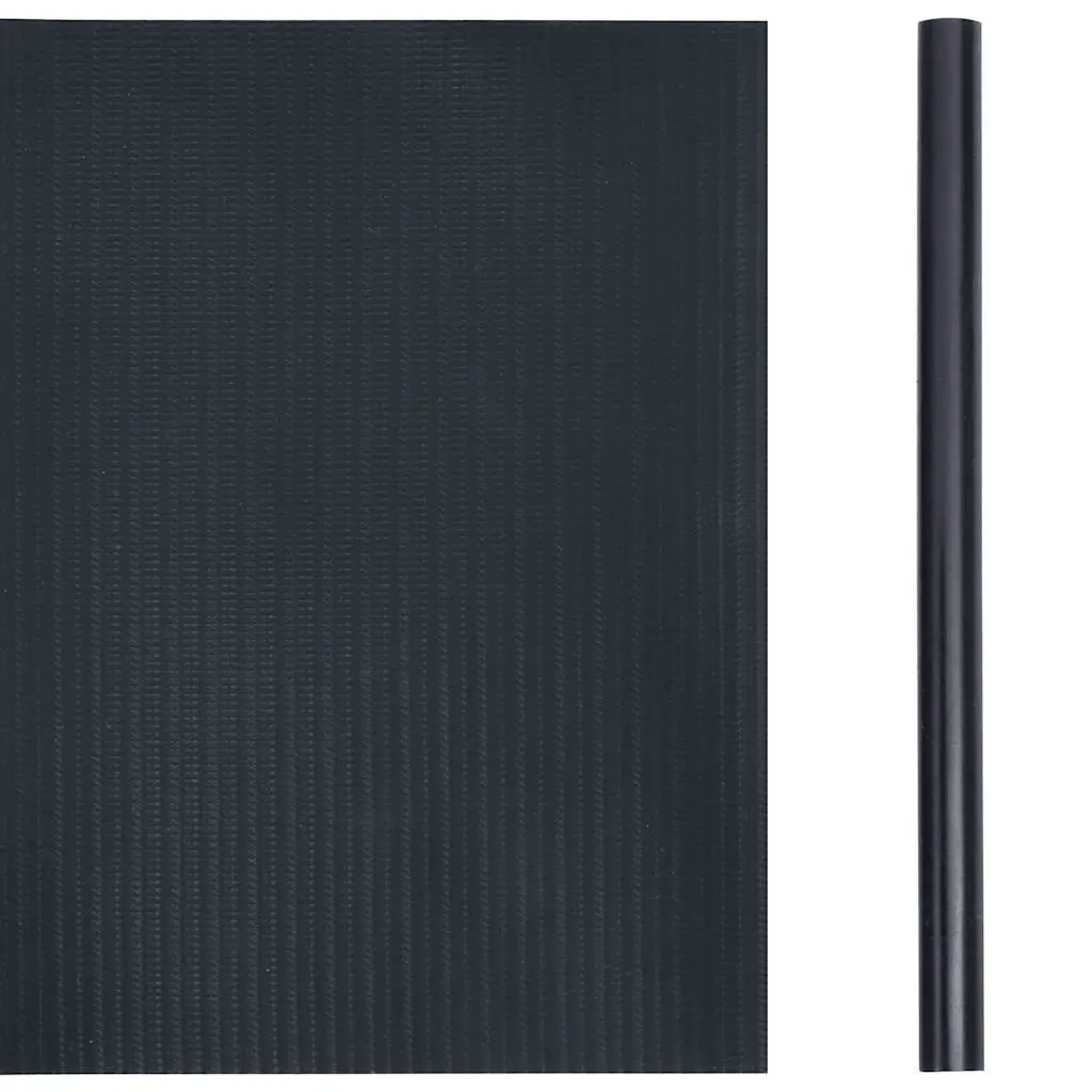 Garden Privacy Screen PVC 35x0.19 m Matte Dark Grey