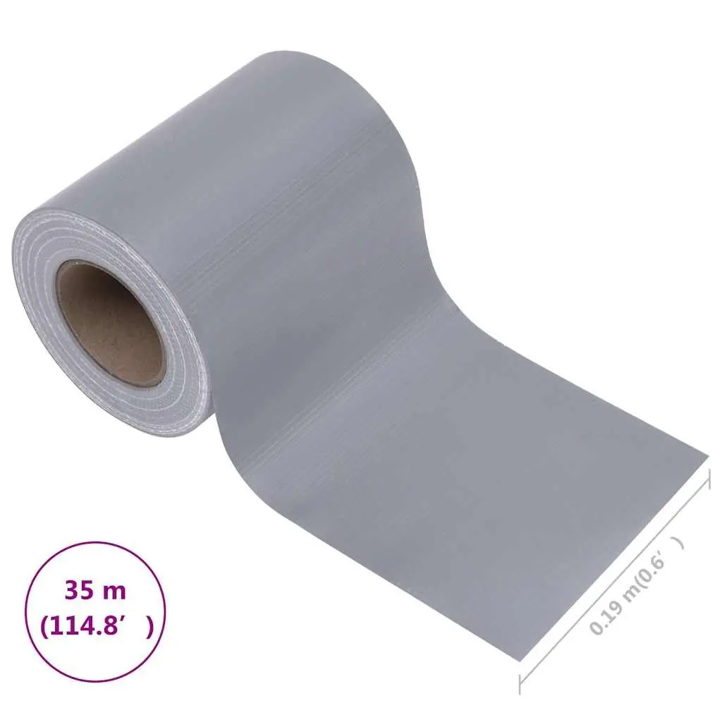 Privacy Strip PVC Fence Screen Light Grey 35x0.19 m Garden Fencing Privacy Screens