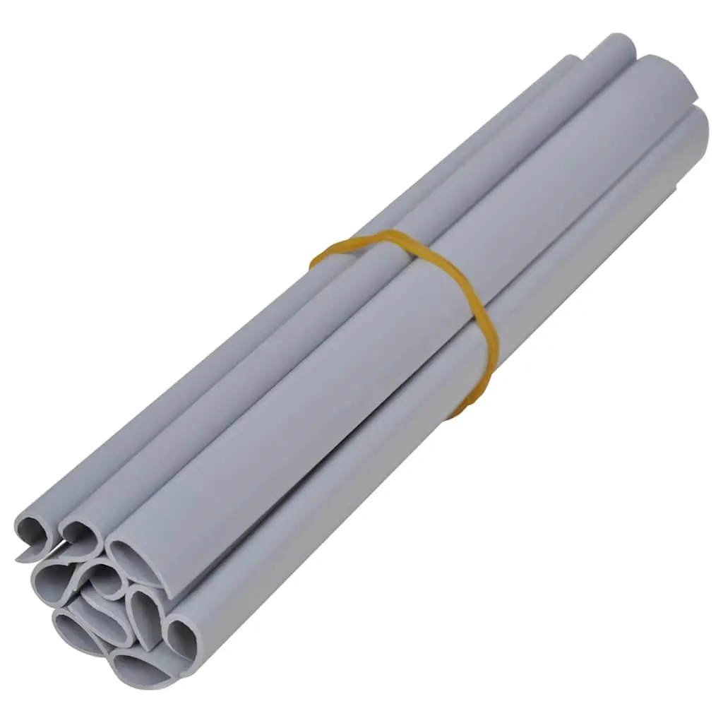 Privacy Strip PVC Fence Screen Light Grey 35x0.19 m Garden Fencing Privacy Screens
